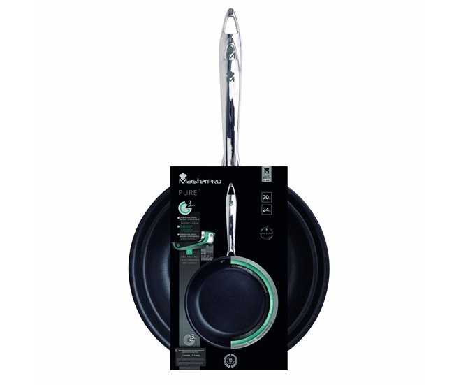 Conjunto de Frigideiras TRYPLY PURE Multicor