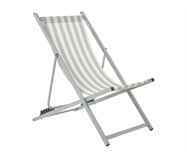 Beliani Cadeira lounge/relax LOCRI II Azul/ Preto