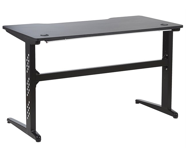 Beliani Secretária de jogos DEXTER 120x60 Preto