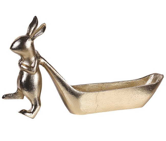 Beliani Prato decorativo PROGO Dourado
