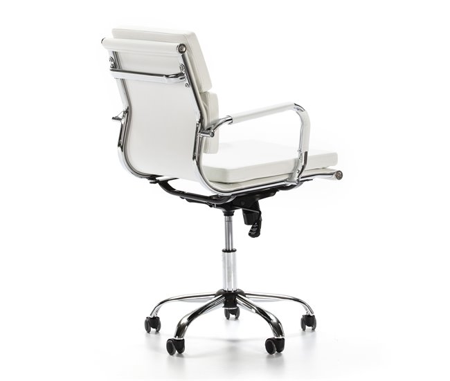  Cadeira de escritório reclinável Fenix Branco