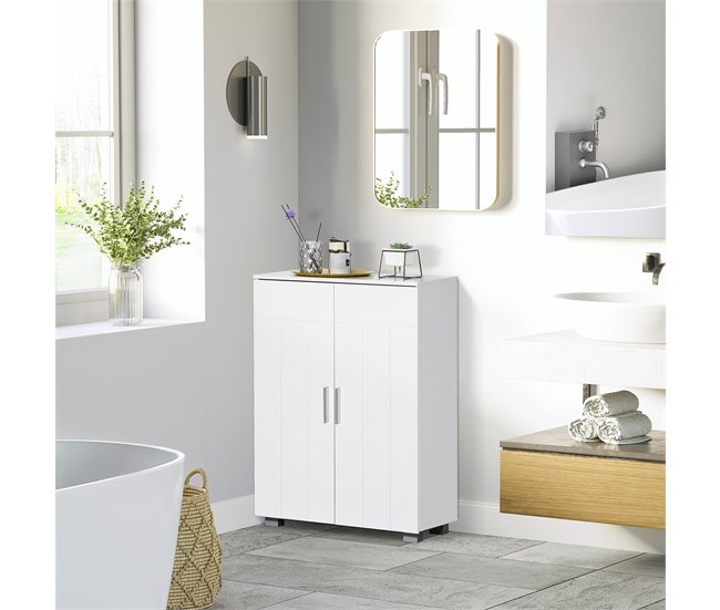 Armário de Casa de Banho MDF kleankin, casa - casa de banho 60 Branco