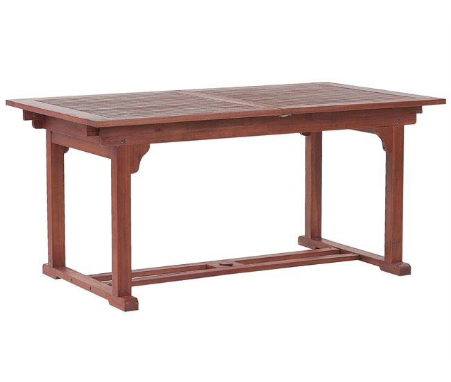 Beliani Mesa extensível TOSCANA Vermelho