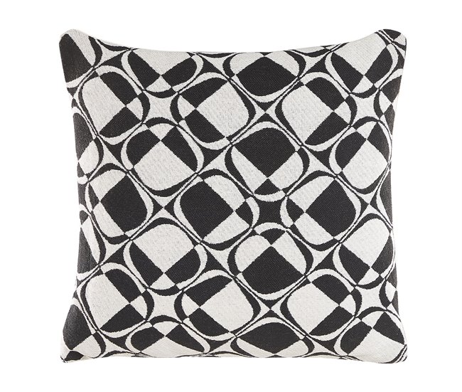 Beliani Almofada decorativa KOTURE Preto