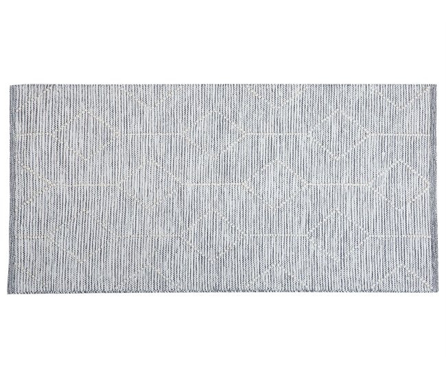 Beliani Entrelaçado EDREMIT 80x150 Cinza