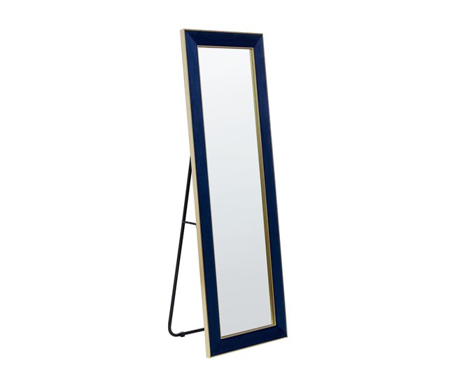 Beliani Espelho de pé LAUTREC 50x33 Azul Marino
