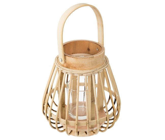 WELL HOME - Lanterna de vime "Rania" Branco