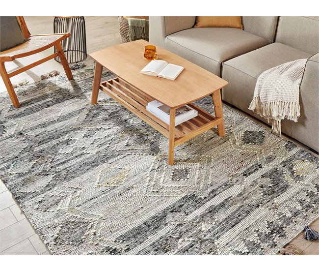 Beliani Pelos curtos ARATASHEN 160x230 Cinza