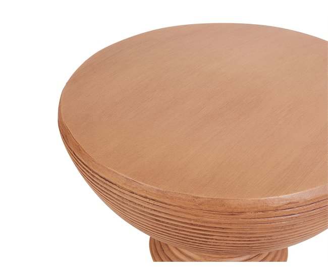Beliani Mesa de apoio CALDARO Castanho Claro