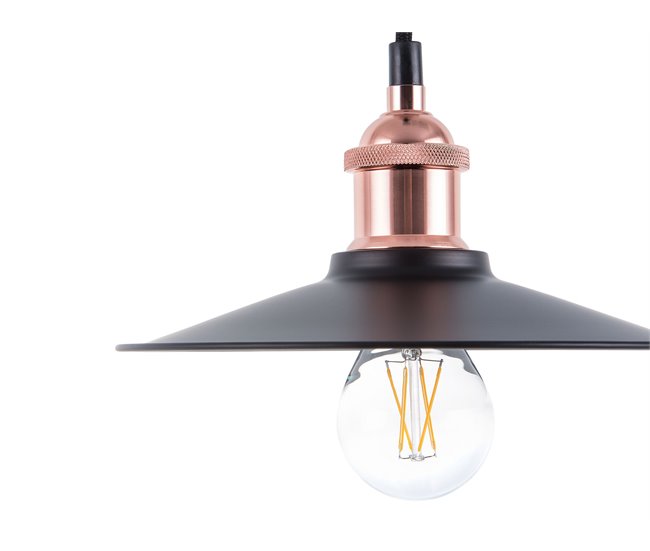 Beliani Candeeiro de tecto SWIFT Dourado