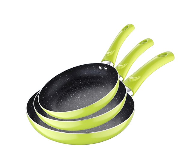 3 PANS jogo Verde