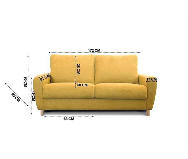 Sofá CHIEW Amarelo