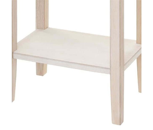 Mesa de cabeceira estilo artesanal Branco