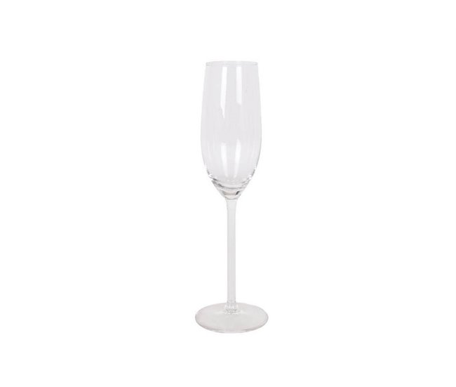 Conjunto de 6 elegantes copos de champanhe Transparente