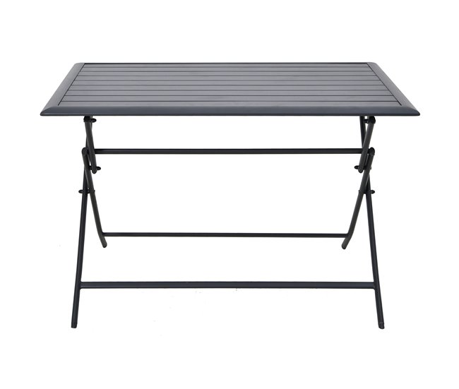 Mesa de jardim dobrável HANA cinzento escuro Cinza