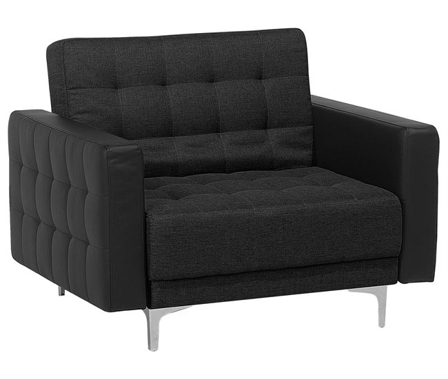Beliani Sillón ABERDEEN Grafito