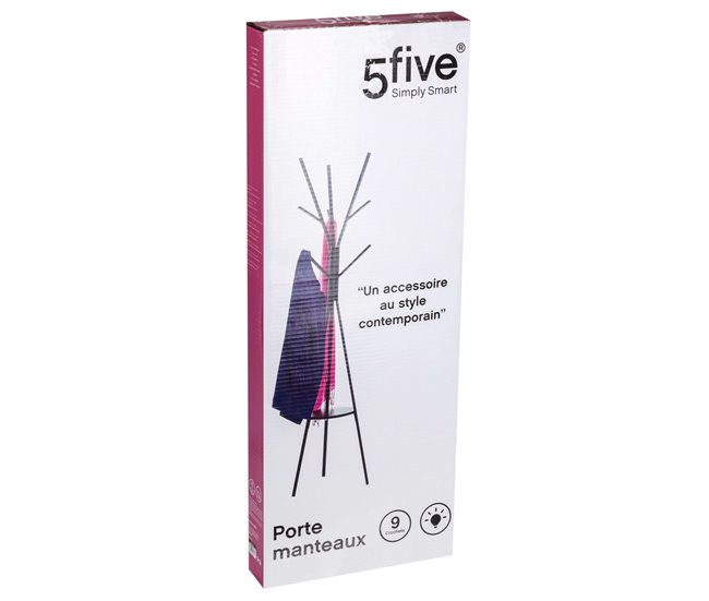 Cabide Auxiliar Metal 9 Cabides Preto