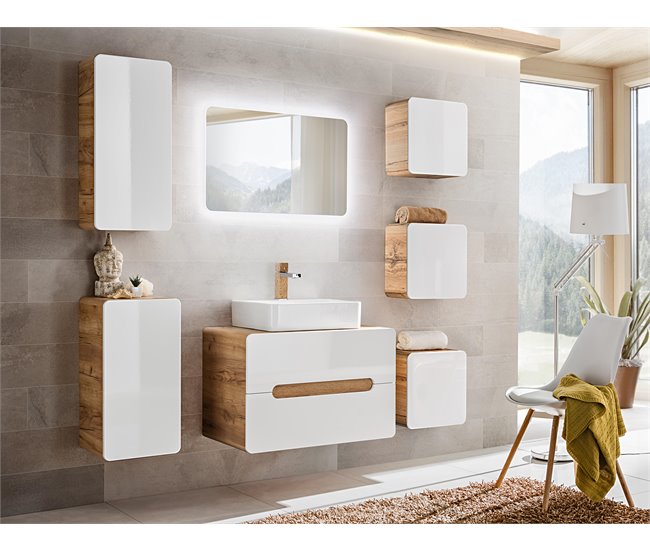 ARMÁRIOS LATERAIS ARUBA 35 Branco
