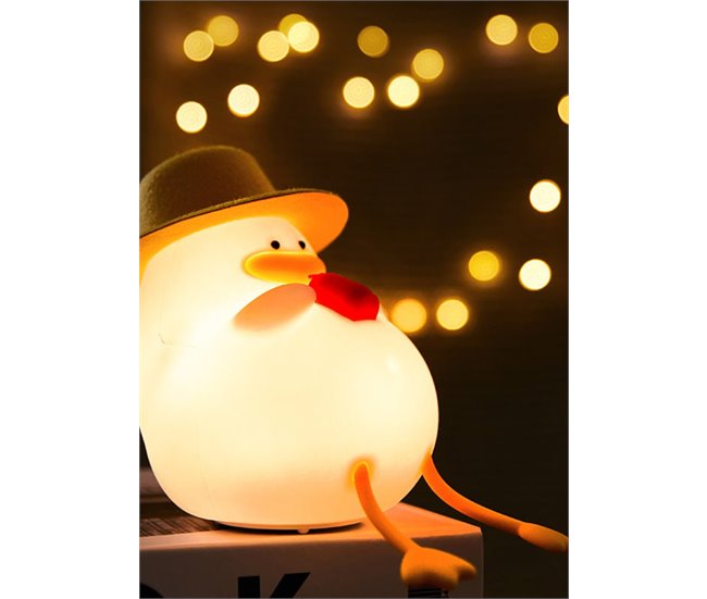 Luz noturna de pato para quarto infantil Multicor