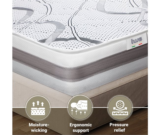 Colchão Memory | Qualidade Premium CARBON | Fabricado em Itália 