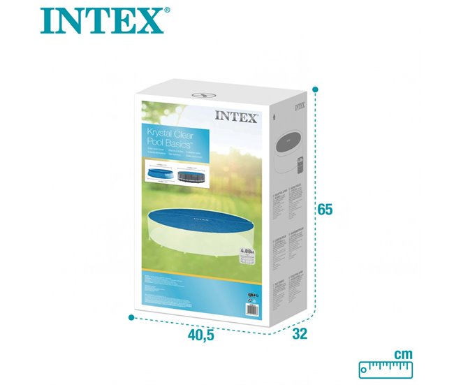 Cobertura solar INTEX piscinas Easy Set/Metal Frame Azul