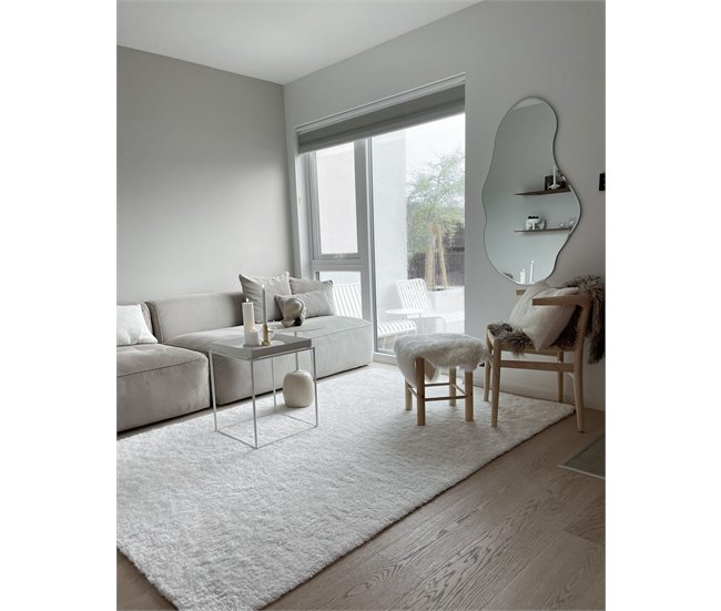 Beliani Mesa de apoio SAXON 40x40 Branco