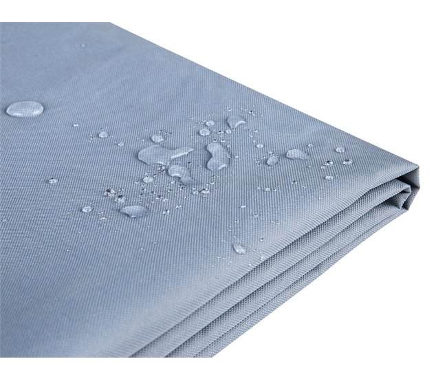 Beliani Proteção para os móveis GRANDE CHUVA Azul Claro