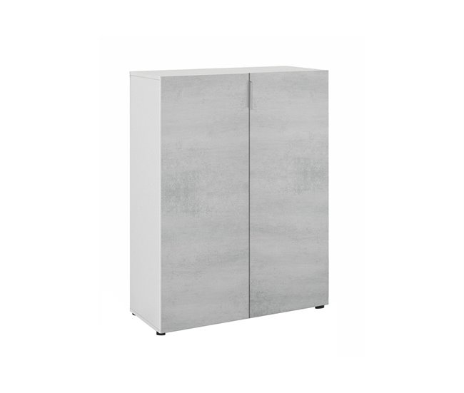 Sapateira com 2 portas e 6 prateleiras IZBOR Cimento