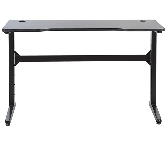 Beliani Secretária de jogos DEXTER 120x60 Preto