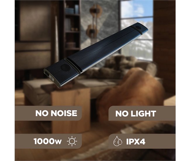 RiscaldatoreInfrarossi1000SOUND-MPC Preto