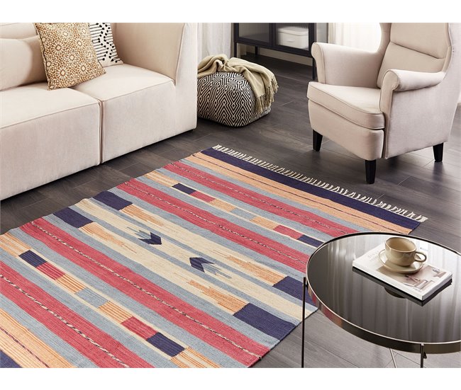 Beliani Kilim GANDZAK 140x200 Multicor