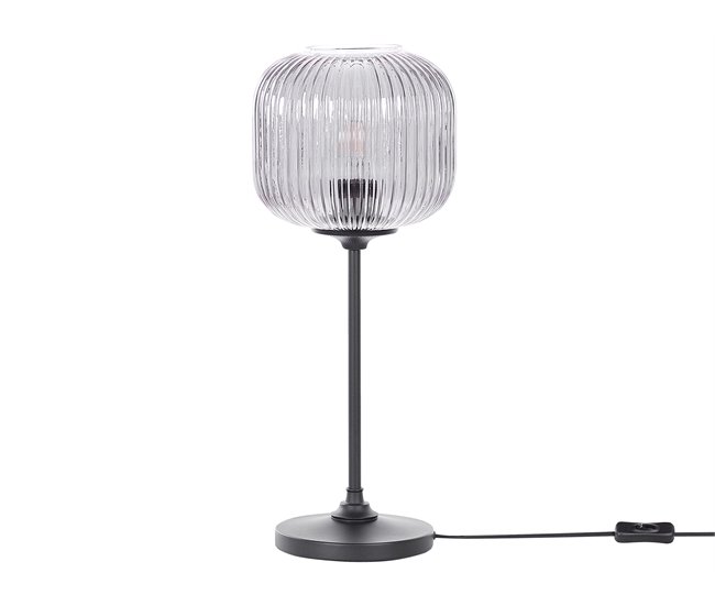 Beliani Candeeiro de mesa TOSNA Preto
