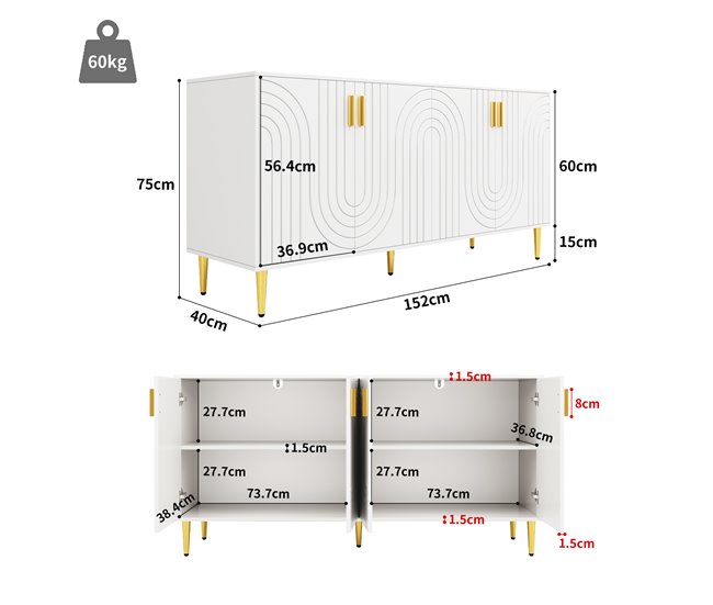 Aparadores 152 Branco