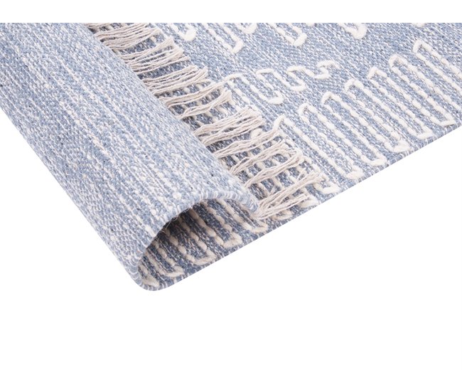 Beliani Pelos curtos ANSAR 160x230 Branco/ Bege