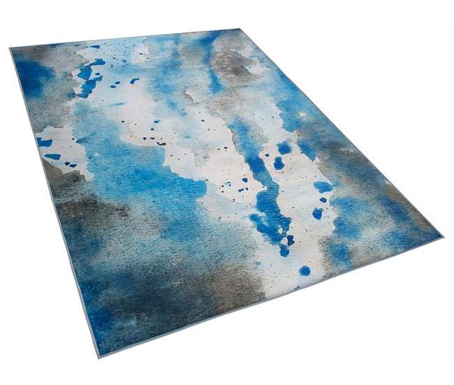 Beliani Pelos curtos BOZAT 160x230 Azul Claro