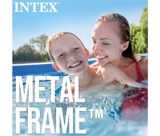 Piscina desmontável Intex estrutura pequena 220x150x60 cm - 1.662 l Azul