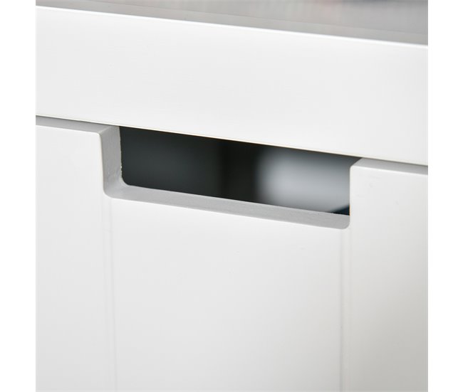 Aparador de Sala de Estar MDF HOMCOM 102 Branco