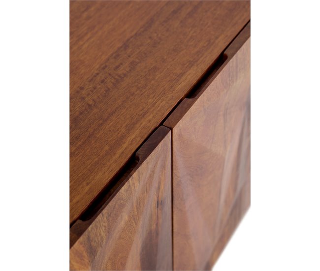 Aparador de 4 portas em madeira maciça de manga Madeira