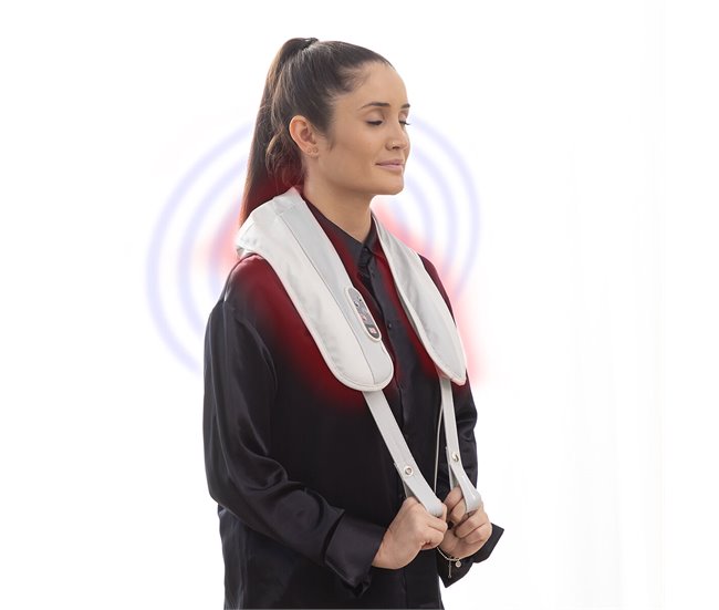 Massajador Elétrico Tapping com Golpes e Calor Tapping Cinza