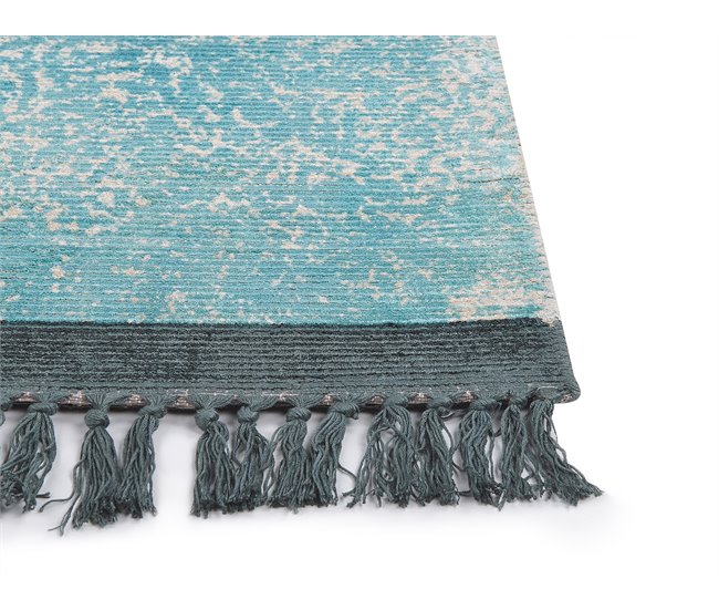 Beliani De pelo corto AKARSU 140x200 Azul Claro