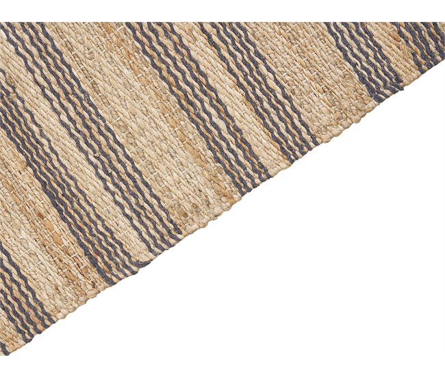 Beliani Entrelaçado BUDHO 160x230 Cinza Escuro