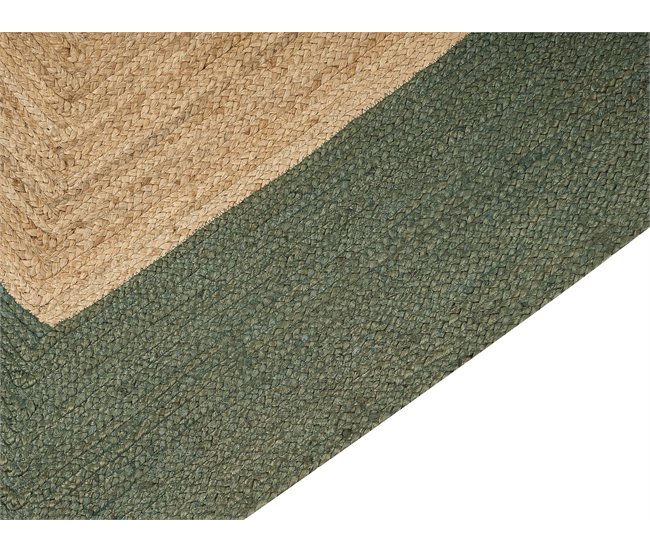 Beliani Entrelaçado KARAKUYU 160x230 Verde