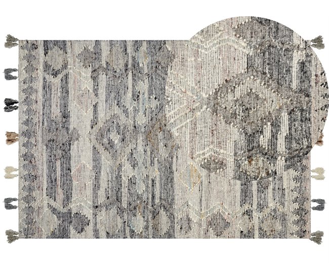 Beliani Pelos curtos ARATASHEN 160x230 Cinza