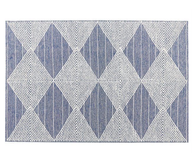 Beliani Pelos curtos DATCA 140x200 Azul