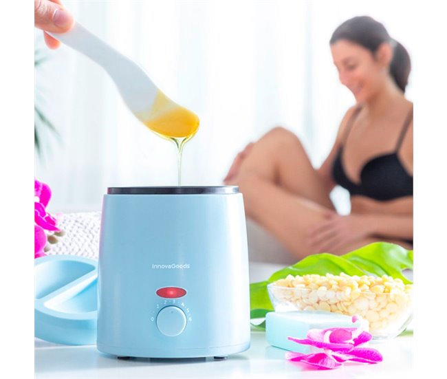 Aquecedor de cera para depilação Azul