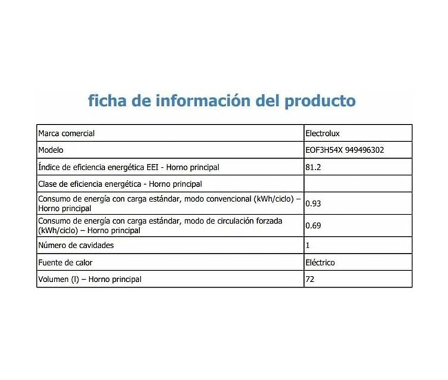 Forno EOF3H54X Preto/ Inox