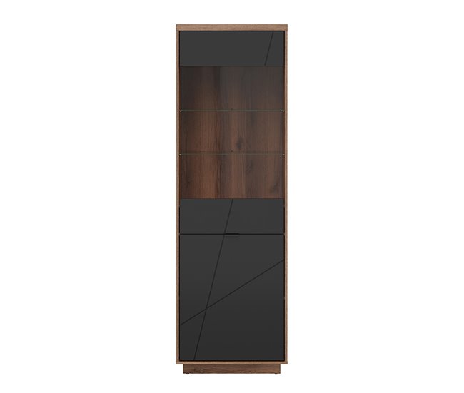 Vitrina de 2 portas Sven Madeira