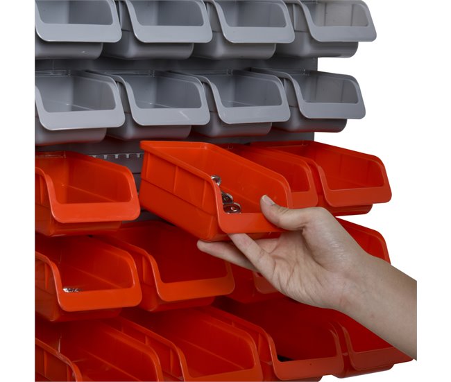 Organizador de Ferramentas PP DURHAND Vermelho