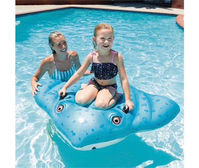 Flutuador de piscina c/asas INTEX Azul