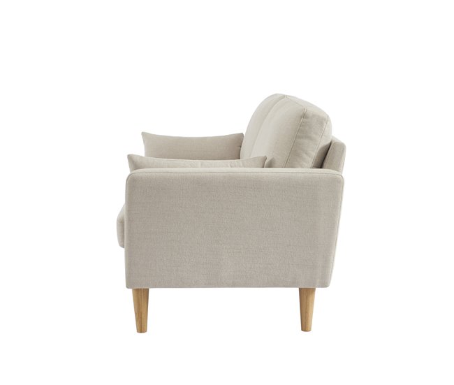 Sofá fixo 2 lugares ONA Bege